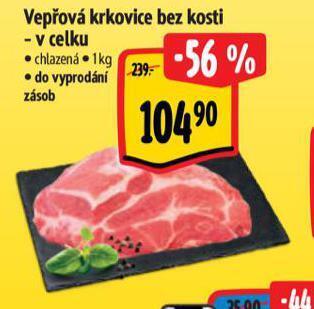 Albert Vepřová krkovice bez kosti nabídka