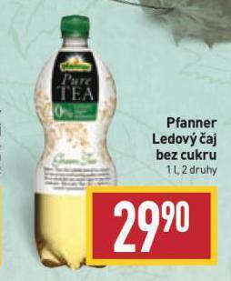Billa Pfanner ledový čaj nabídka