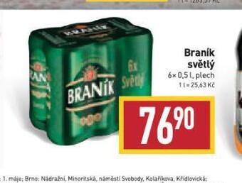 Billa Pivo braník nabídka