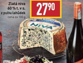 Billa Zlatá niva sýr nabídka