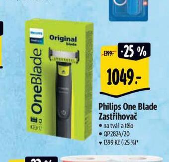 Albert Philips one blade zastřihovač nabídka