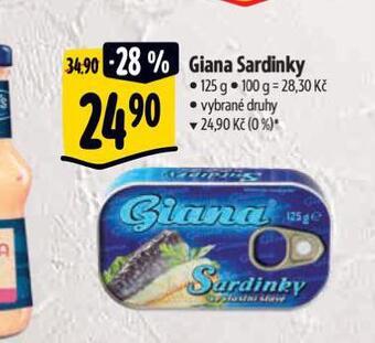 Albert Giana sardinky nabídka