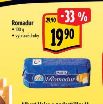 Albert Romadur nabídka