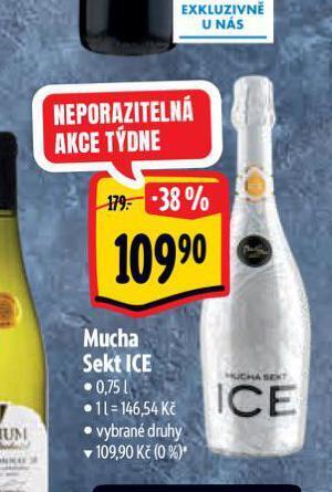 Albert Mucha sekt ice nabídka