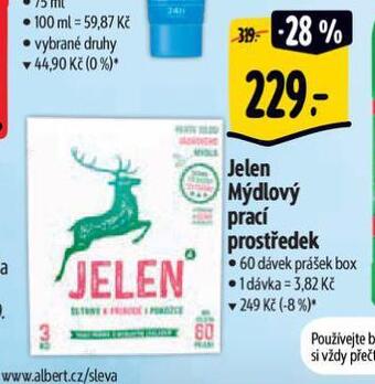 Albert Jelen prací prostředek nabídka