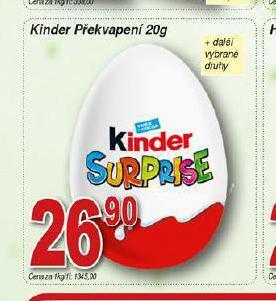 Hruška Kinder překvapení nabídka