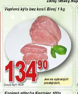 Hruška Vepřová kýta bez kosti nabídka
