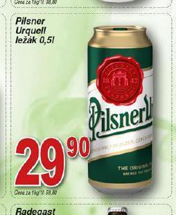 Hruška Pivo pilsner urquell nabídka