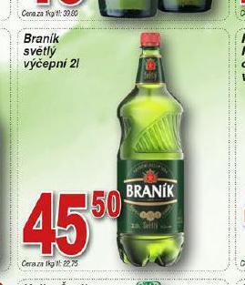 Hruška Pivo braník nabídka