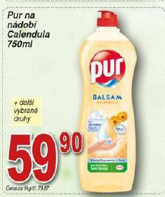 Hruška Pur na nádobí nabídka