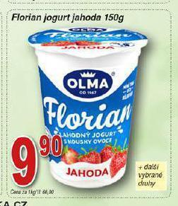 Hruška Florian jogurt nabídka