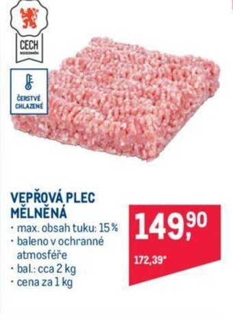 Makro VEPŘOVÁ PLEC MĚLNĚNÁ nabídka