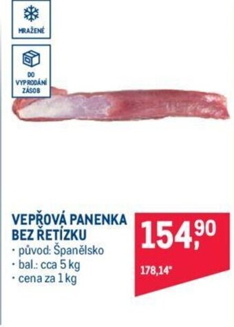 Makro VEPŘOVÁ PANENKA BEZ ŘETÍZKU nabídka