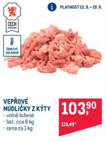 Makro VEPŘOVÉ NUDLIČKY Z KÝTY nabídka