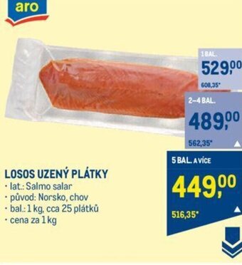 Makro LOSOS UZENÝ PLÁTKY nabídka