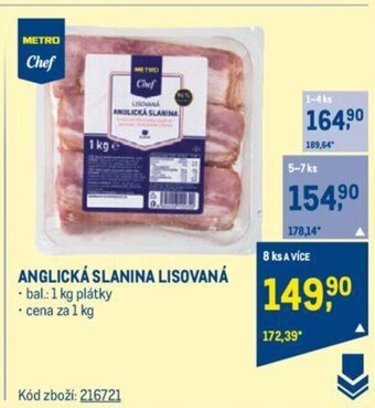 Makro ANGLICKÁ SLANINA LISOVANÁ nabídka