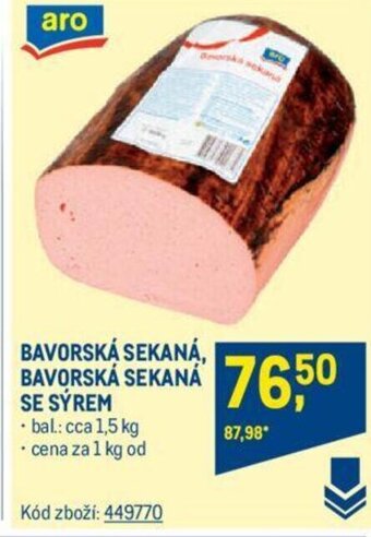 Makro BAVORSKÁ SEKANÁ, BAVORSKÁ SEKANÁ SE SÝREM nabídka