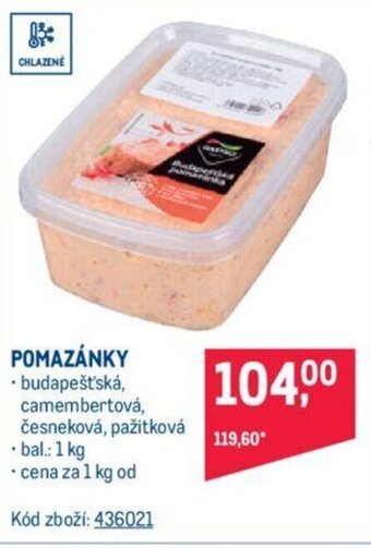 Makro POMAZÁNKY nabídka