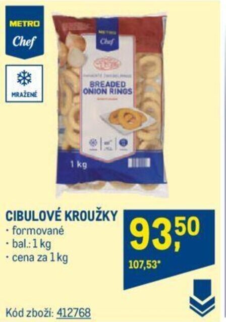 Makro CIBULOVÉ KROUŽKY nabídka