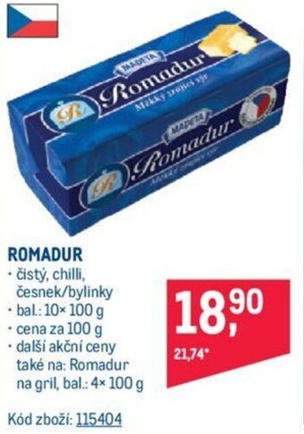 Makro ROMADUR nabídka