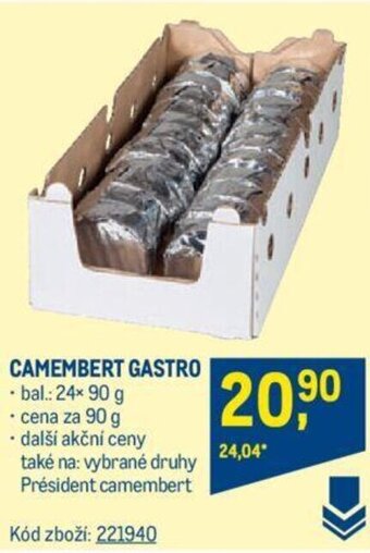 Makro CAMEMBERT GASTRO nabídka