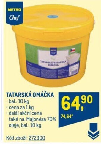 Makro TATARSKÁ OMÁČKA nabídka