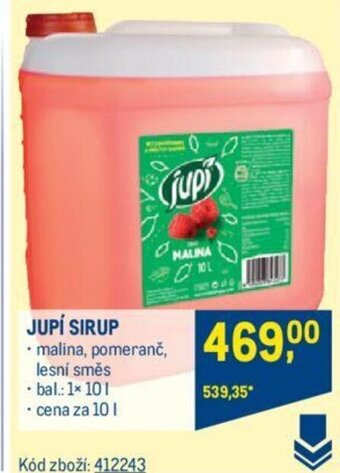 Makro JUPI SIRUP nabídka