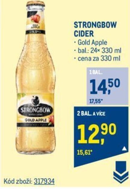 Makro STRONGBOW CIDER nabídka