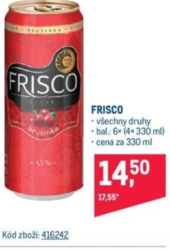 Makro FRISCO nabídka