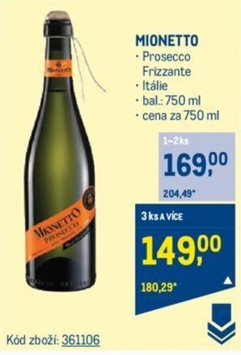 Makro MIONETTO nabídka