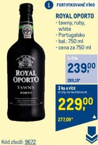 Makro ROYAL OPORTO nabídka