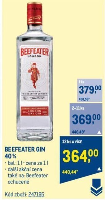 Makro BEEFEATER GIN 40% nabídka