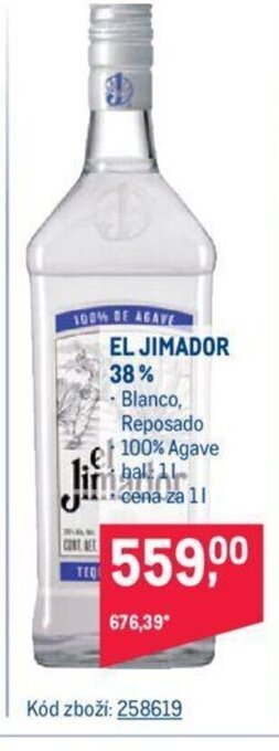 Makro EL JIMADOR 38% nabídka