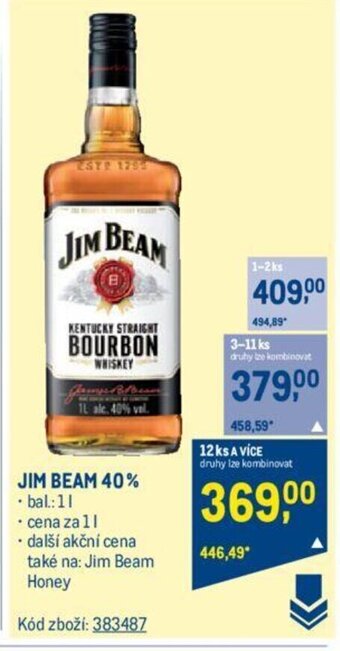 Makro JIM BEAM 40% nabídka