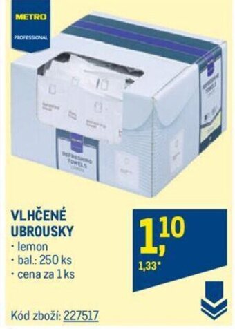 Makro VLHČENÉ UBROUSKY nabídka