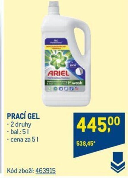 Makro PRACÍ GEL nabídka