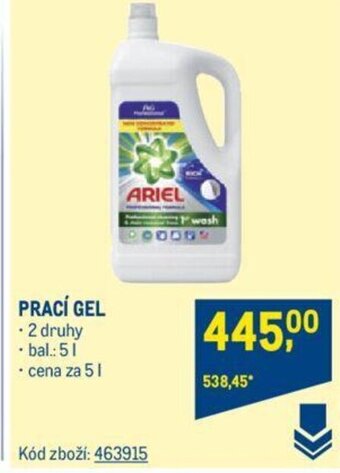 Makro PRACÍ GEL nabídka