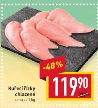 Billa Kuřecí řízky chlazené nabídka
