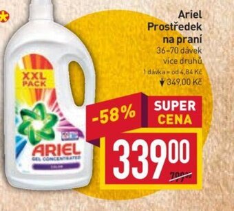 Billa Ariel Prostředek na praní nabídka