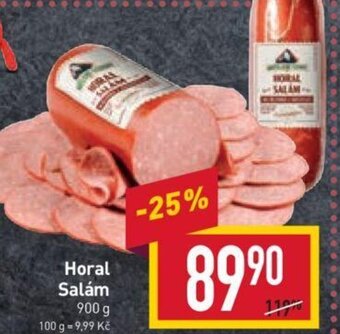 Billa Horal Salám nabídka