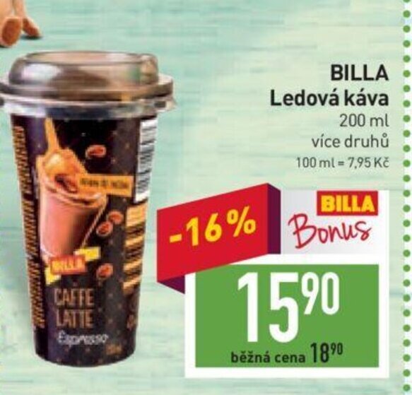 Billa BILLA Ledová káva nabídka