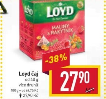 Billa Loyd čaj nabídka