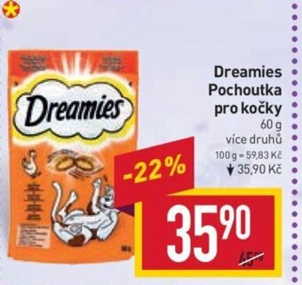 Billa Dreamies Pochoutka pro kočky nabídka