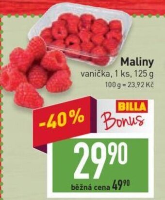 Billa Maliny nabídka
