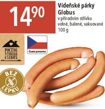 Globus Vídeňské párky Globus nabídka
