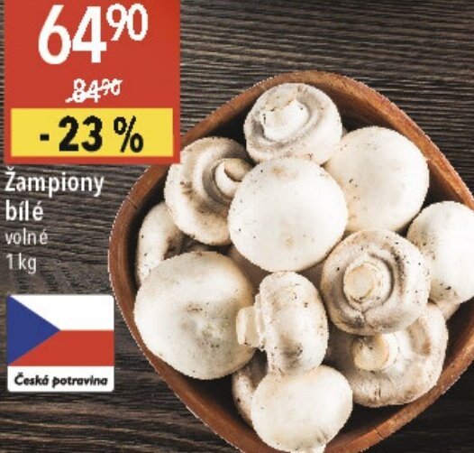 Globus Žampiony bílé nabídka