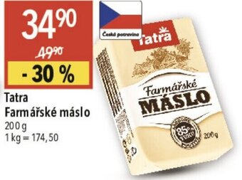Globus Tatra Farmářské máslo nabídka