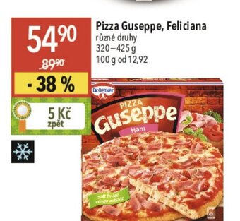 Globus Pizza Guseppe, Feliciana nabídka