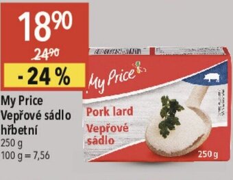 Globus My Price Vepřové sádlo hřbetní nabídka