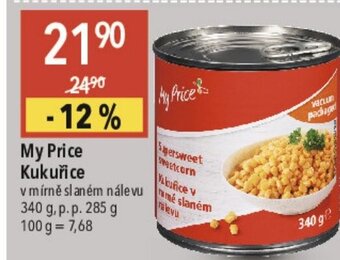 Globus My Price Kukuřice nabídka